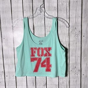 Fox 74 crop tank size small